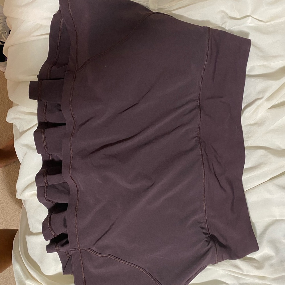 New maroon/brown-ish LULULEMON skirt!